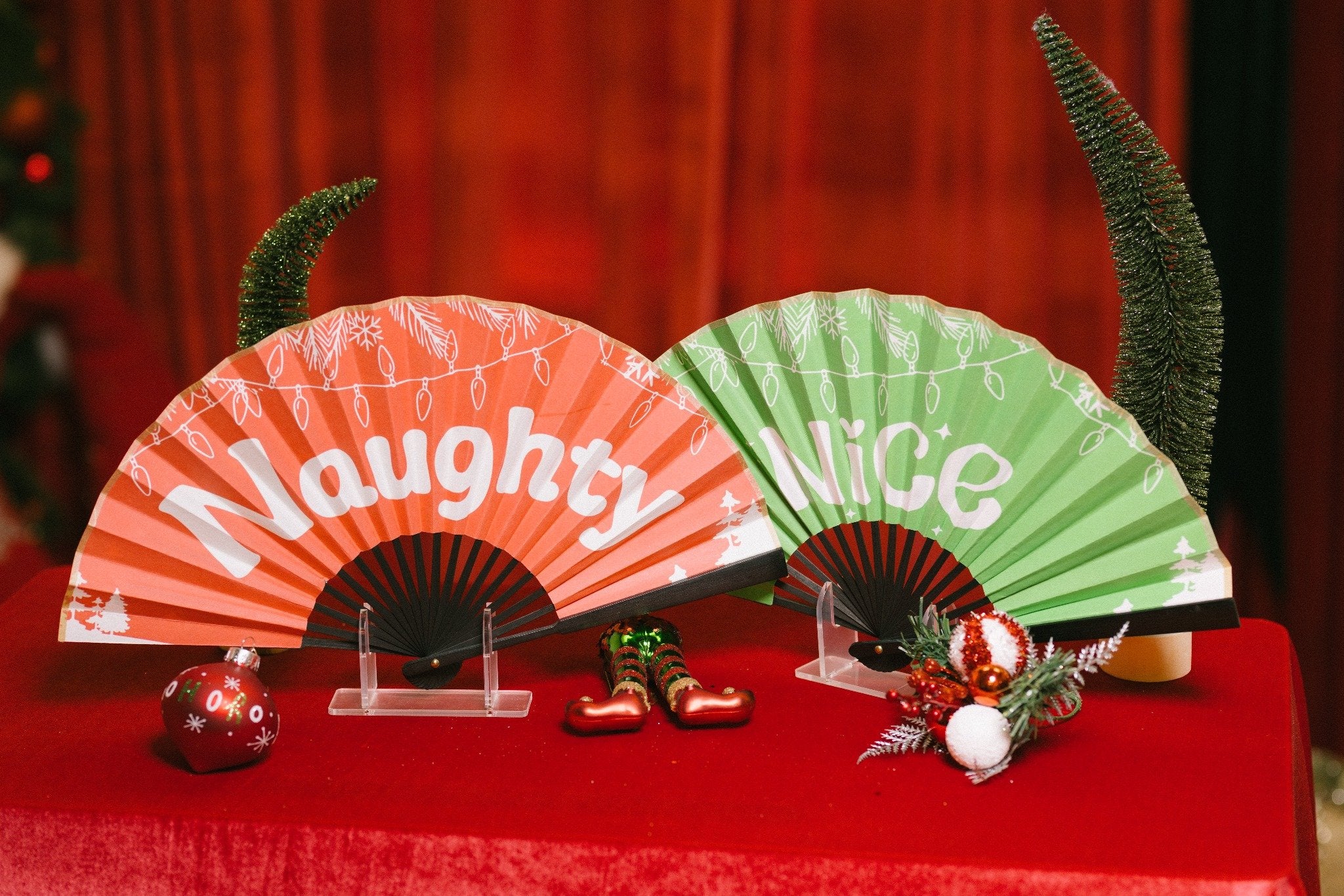 Naughty & Nice Hand Fan