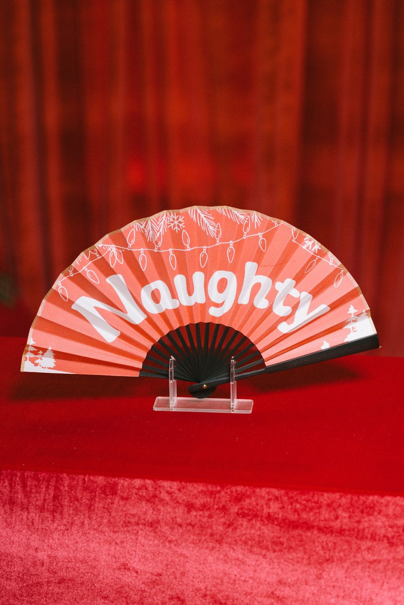 Naughty & Nice Hand Fan