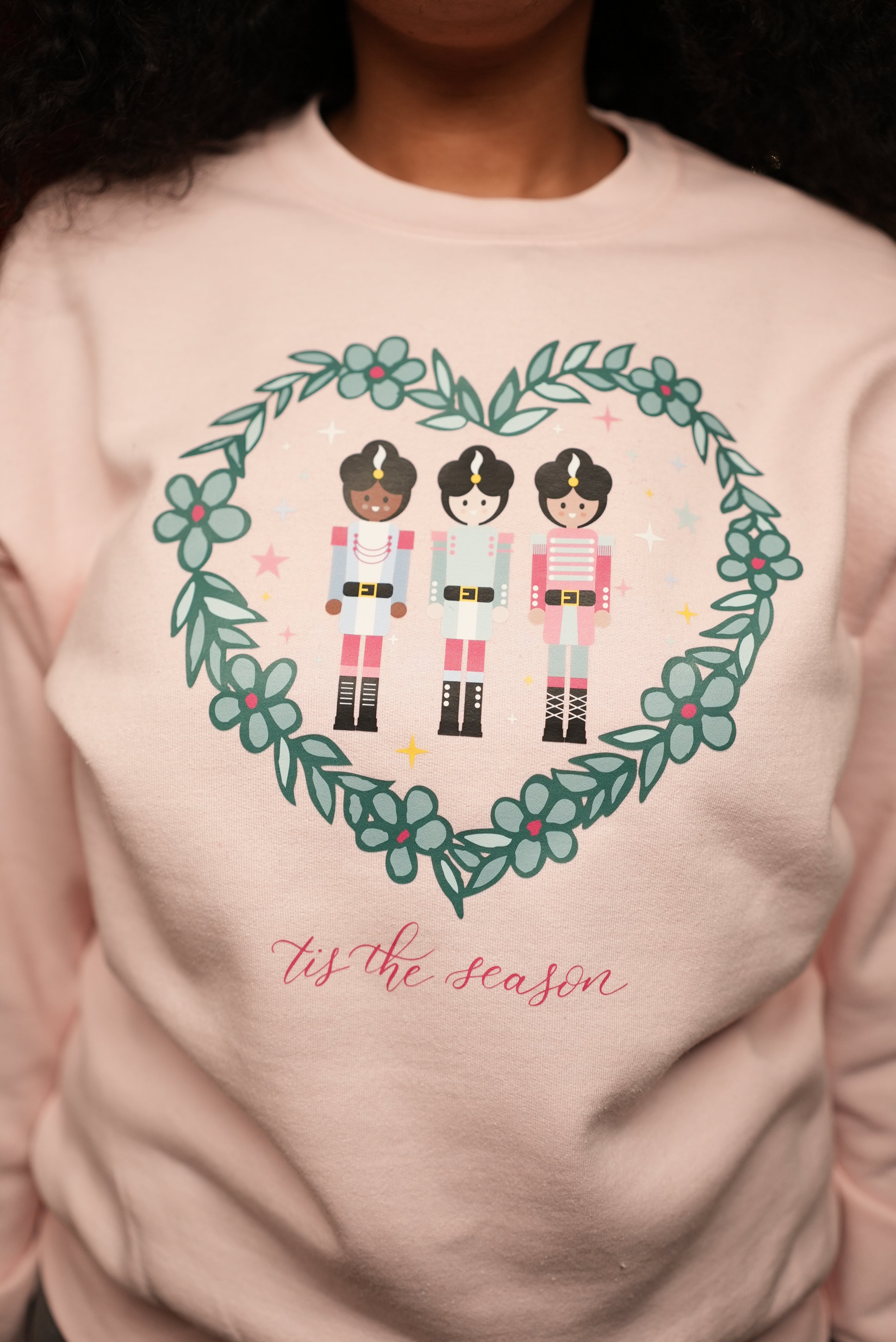 Holiday In Pink Crewneck