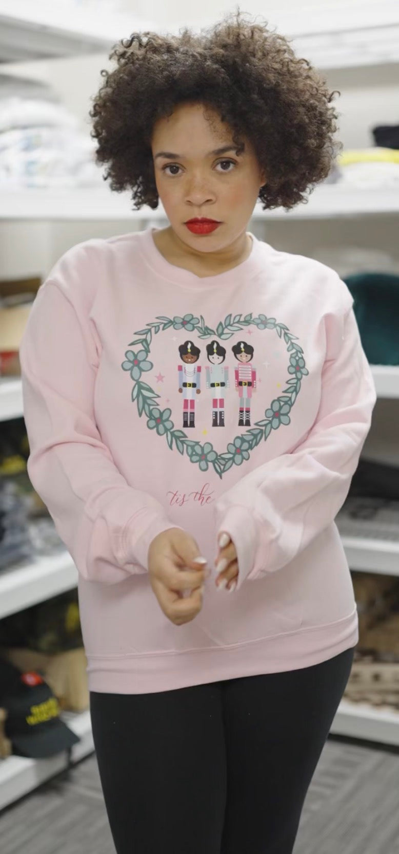 Holiday In Pink Crewneck