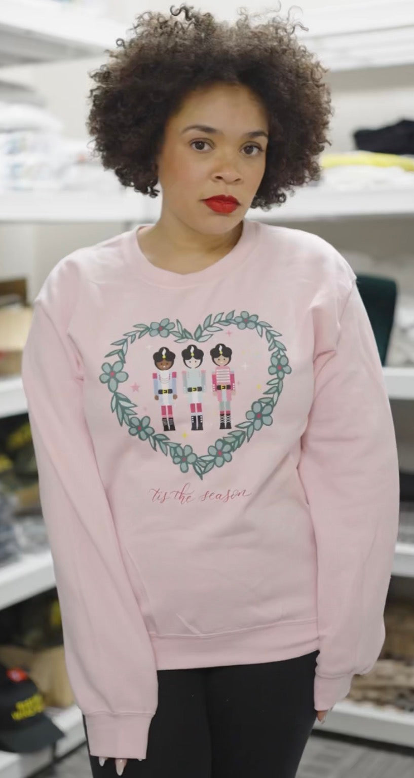 Holiday In Pink Crewneck