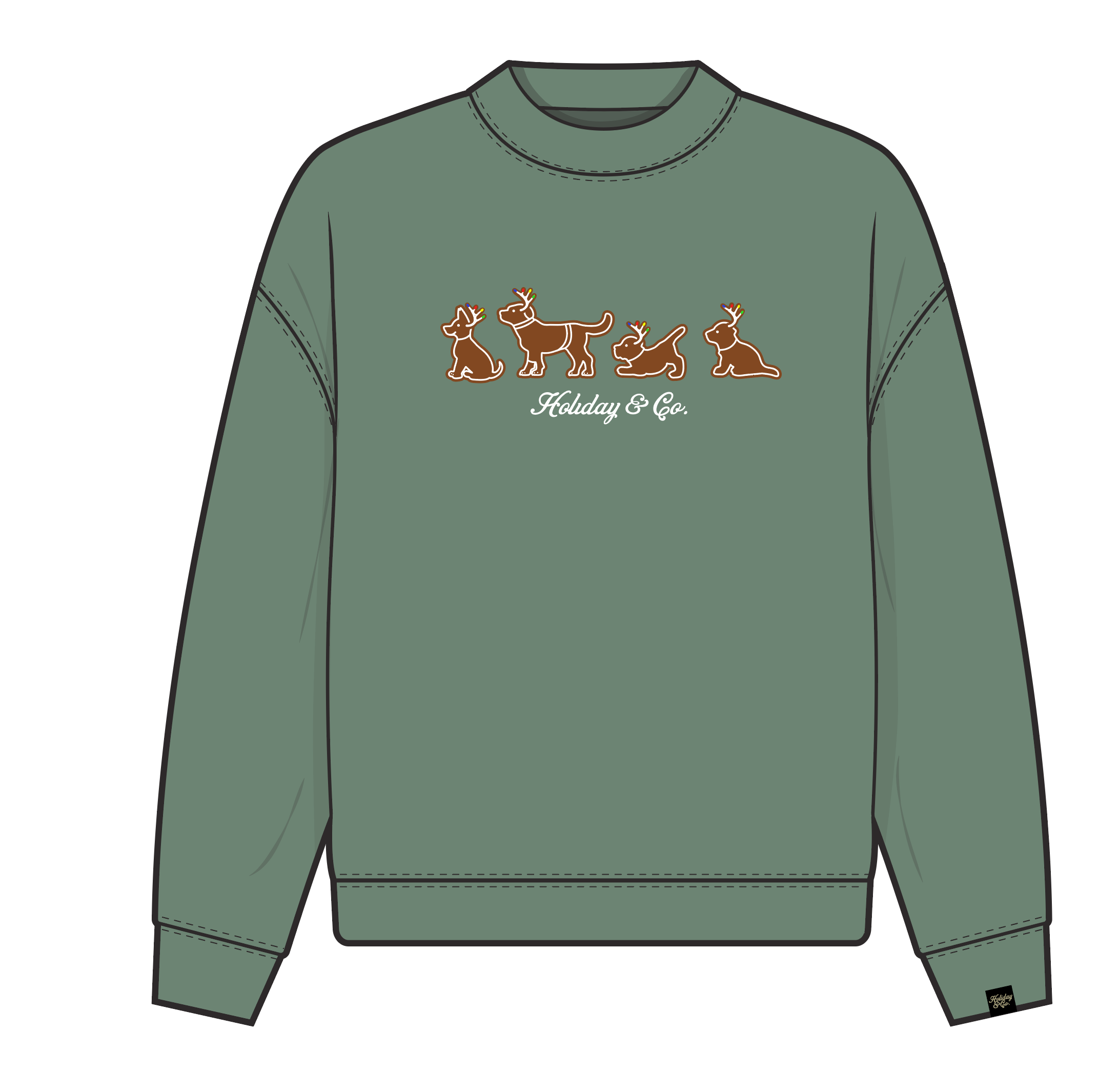 Holiday Hounds Crewneck